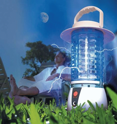 Провести прекрасные выходные на природе вам помогут лампы от комаров