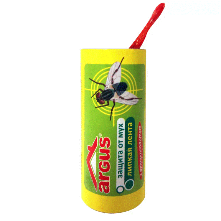 <b>Липкая лента от мух Argus</b> - бюджетный вариант для защиты от мух в помещении