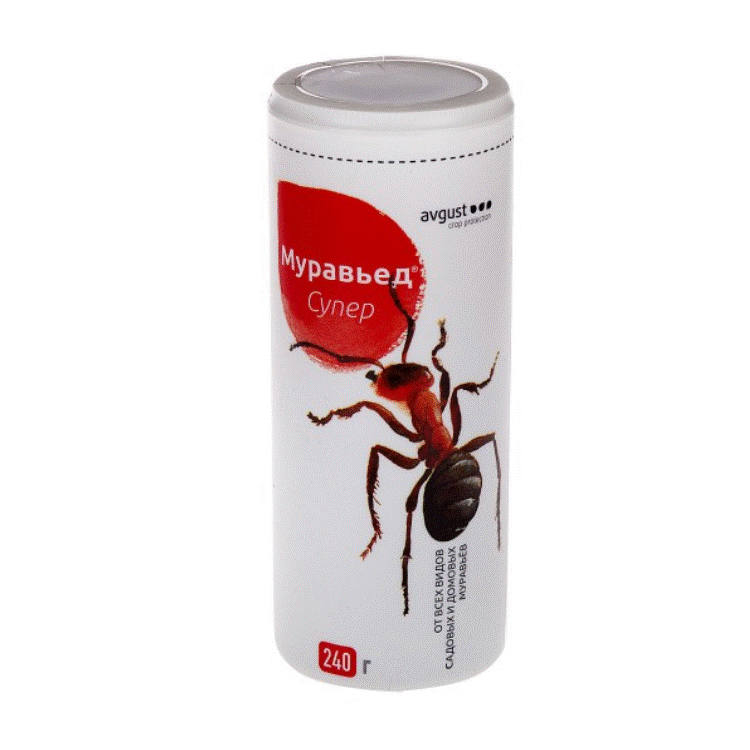 <b>Муравьед Супер 240 г</b> - от рыжих муравьев на террасах