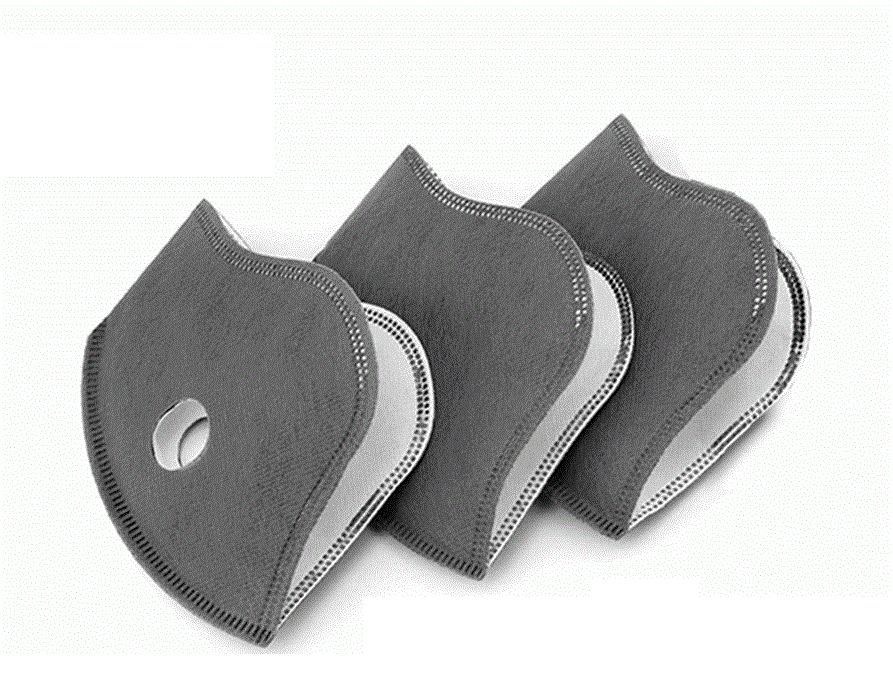 Комплект из 3 сменных угольных фильтров (для защитной маски с двумя клапанами выдоха)