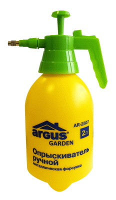 Опрыскиватель Argus Garden, объем 2 литра. Металлическая форсунка