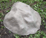 Декоративная крышка люка Камень Искусственный 100/50 Серый для защиты Вашего септика и украшения сада