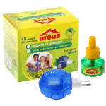 <b>ARGUS Комплект: Жидкость(30мл) + электрофумигатор, 45 ночей</b> надежно защитит Ваш сон отнасекомых