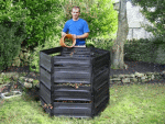 Садовый ящик для перегноя 800 л удобное приспособление, созданное для сбора отходов и создания перегноя