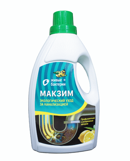 <b>Макзим 950 мл</b> - экологически чистый препарат для экологичной прочистки канализационных труб. Производство - Россия