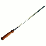 <b>Шампур-шпилька, большой</b> - модель с фигурной деревянной ручкой.