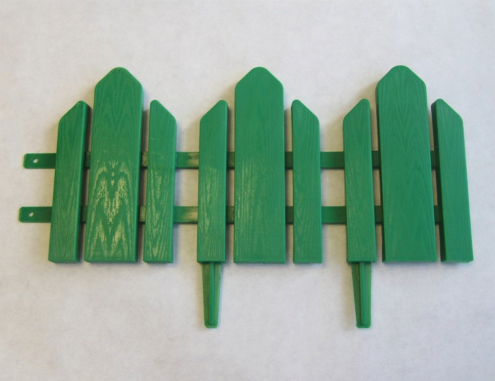 Бордюр Дачник Б 06, Зеленый, 16х408 см