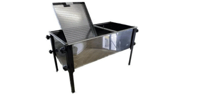 Стол из нержавеющей стали для распечатывания сот, конусный, укрепленный, L=750 (AISI430), СРПКУ-750