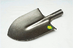 <b>Штыковая титановая лопата Титанис Большая </b> - штампованное полотно, лакированный черенок, пластиковая ручка 