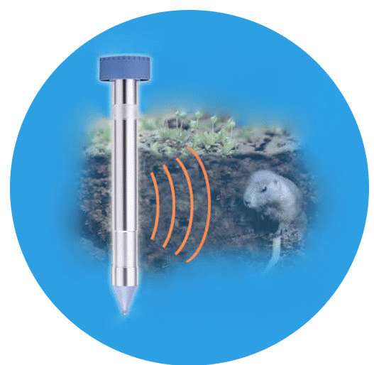 Отпугиватели от кротов имеют переменную частоту и кроты не привыкают