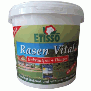 Etisso 2 в 1 - превосходный уход за газоном и защита от сорняков