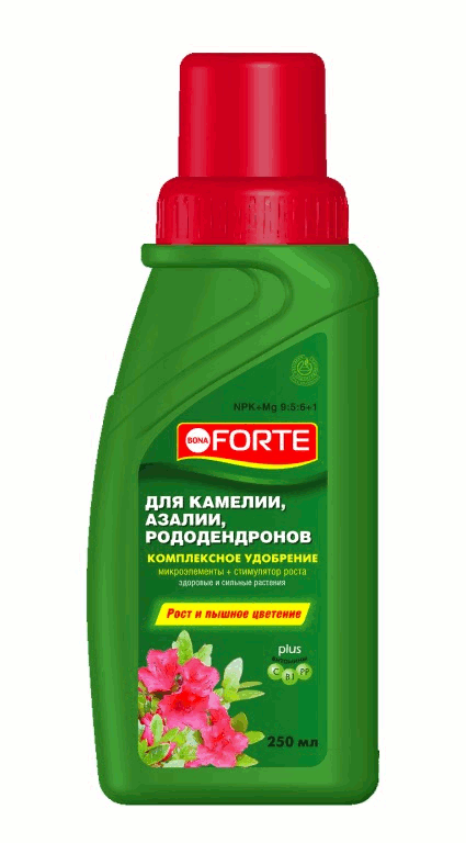 Bona Forte ЖКУ для камелий, азалий увеличивает рост растений Bona Forte ЖКУ для камелий, азалий 285 Способствует восстановлению растения после заболеваний или повреждений