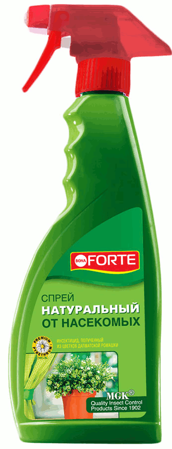Отличное средство мгновенного уничтожения вредителей растений - спрей Bona Forte 500 мл 