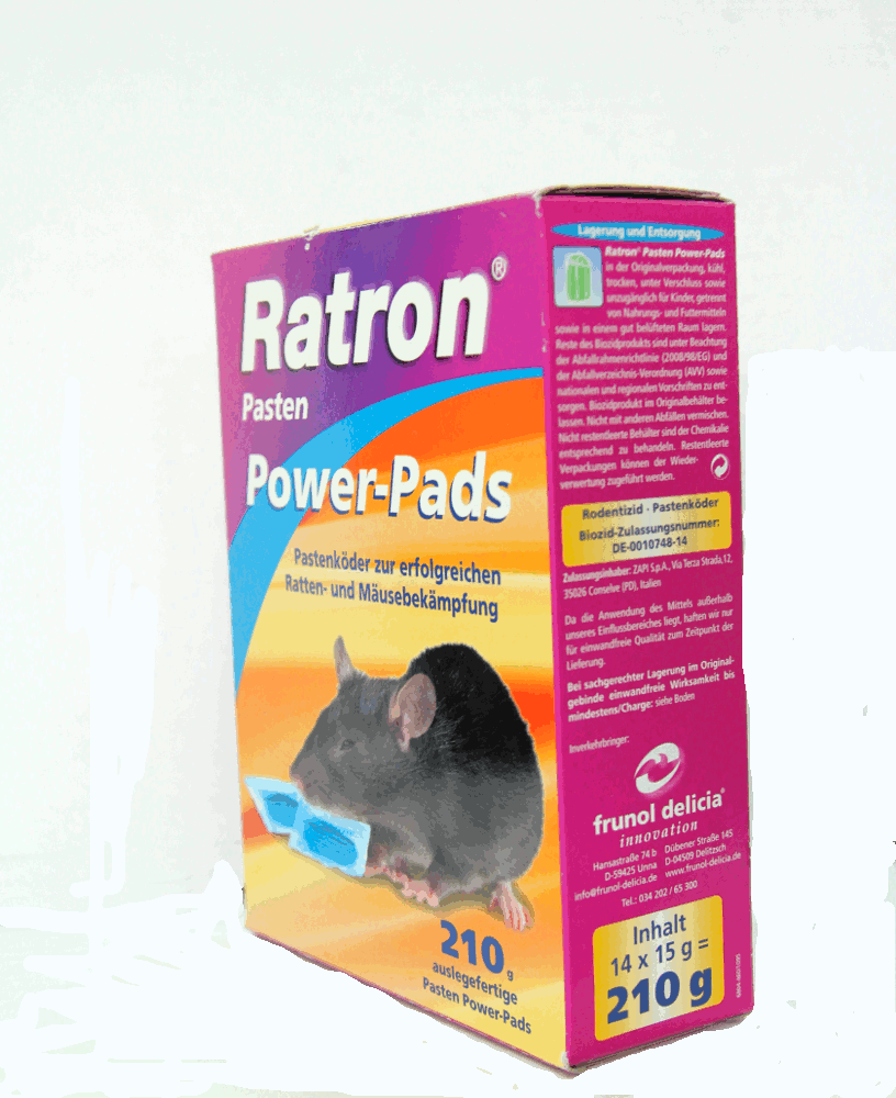 Ratron паста-отрава от крыс и мышей 14*15 г