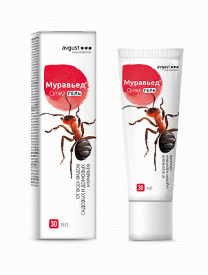 Муравьед Супер 30 мл (гель) - новый препарат от муравьев всех видов