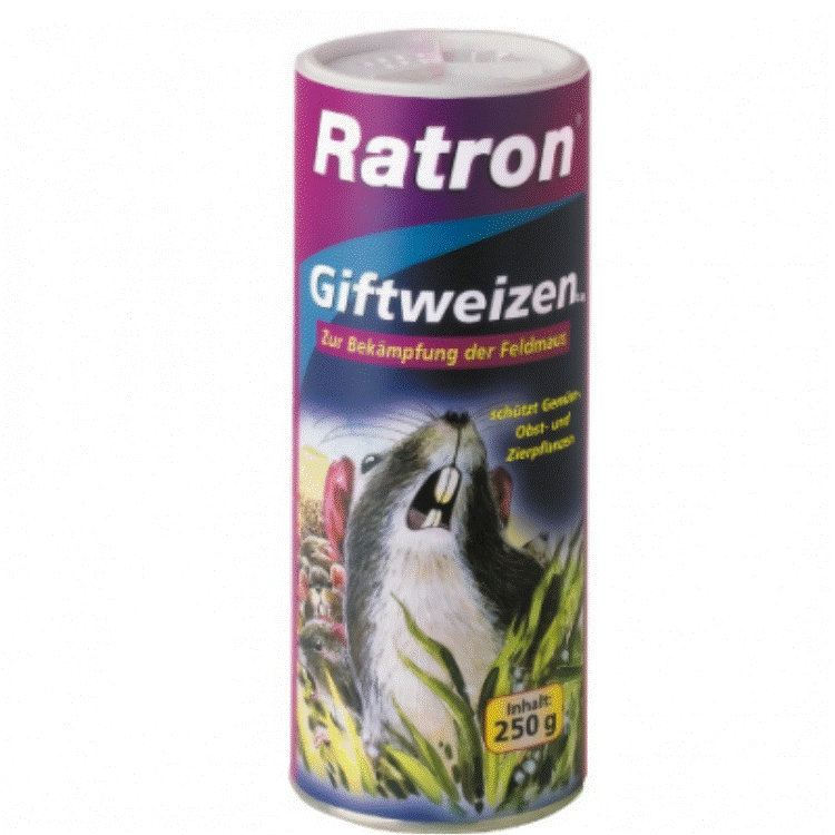 <b>Ratron зерновая приманка</b> - одно из самых "убийственных" средств от полевых мышей и кротов, благодаря сильному действующему веществу