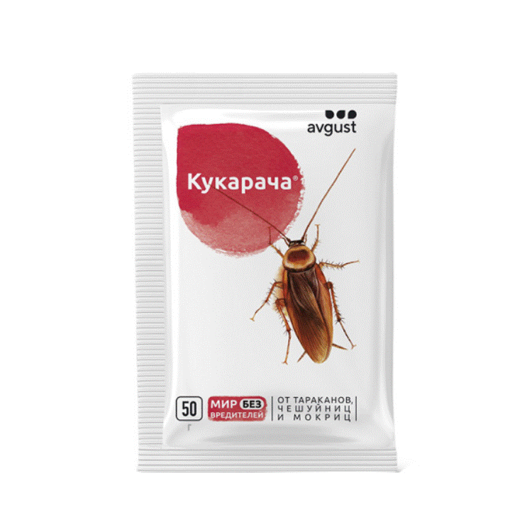 Кукарача от тараканов, мокриц, чешуйниц, гранулы.50 г