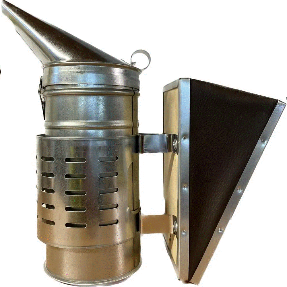 Дымарь пасечный со сьемным мехом и термозащитным экраном (оц), тип2, ДПоцС-2