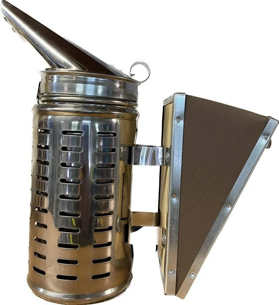 Дымарь пасечный ДП-3, со съемным мехом и термозащитным экраном (AISI430), тип 3