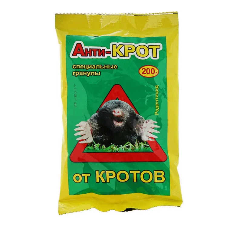 Ядовитые гранулы от кротов Анти-Крот, 50 г