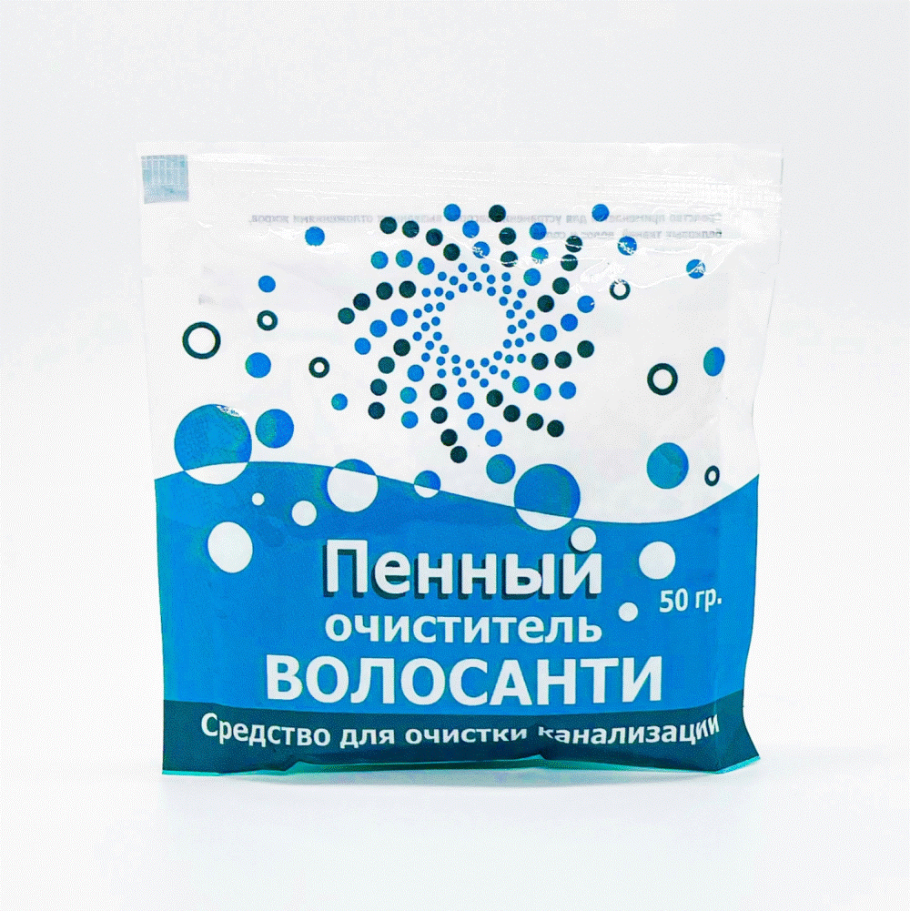 Волосанти, пенный очиститель труб, 50 г