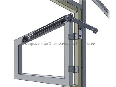 Автомат для проветривания теплиц Термопривод Комфорт Аэро-30. Устанавливается на лево- или правостороннюю дверь.