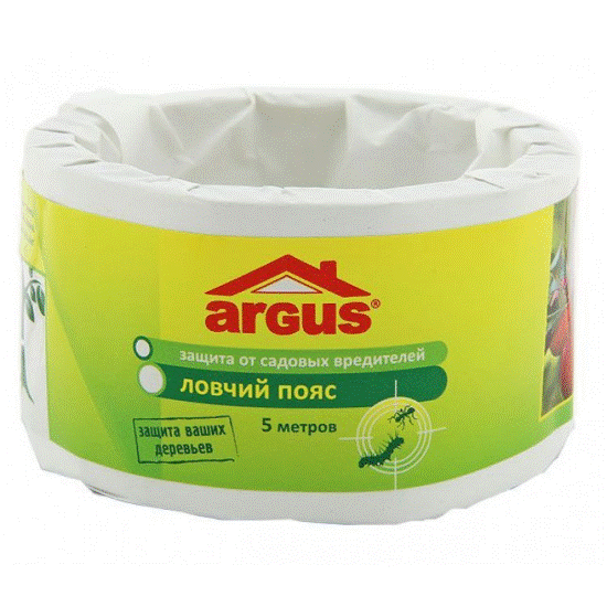 <b>Ловчий пояс Argus</b> - бюджетный вариант средства для защиты деревьев от муравьев, гусениц
