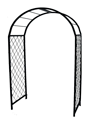 Арка садовая АС1 с элементами ковки: красивый рисунок, прочная конструкция