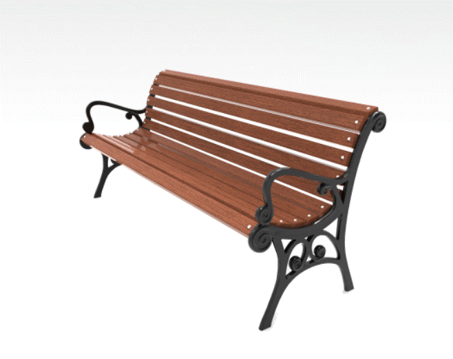 Идеальное сочетание удобства и лаконичности совмещены в скамейке Ажурная. Ширина - 1,5 м.