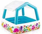 Домик детский бассейн,157x157x122см, 280л, Intex 57470 -  море удовольствия для Вашего ребёнка