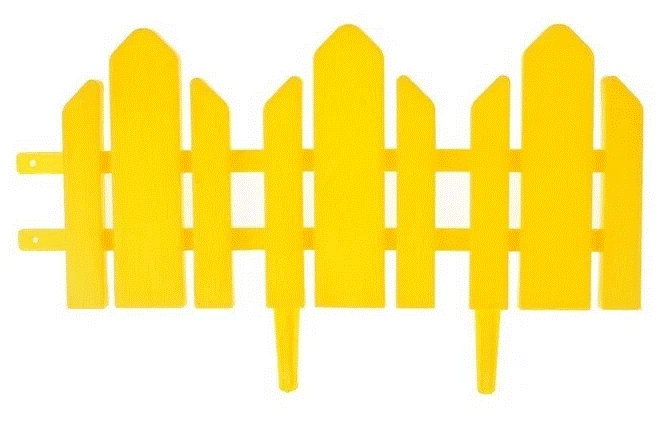 Бордюр Дачник Б 06, Желтый, 16х408 см
