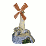 Мельница ветряк - крышка для укрытия люка, водопроводной трубы, украшение на детскую площадку