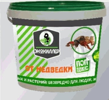 Средство Экокиллер в ведре 1000 мл, порошок от медведки Экокиллер в ведре 1 л - единственное промышленное отечественное нехимическое средство от медведки. Безопасен для животных и людей