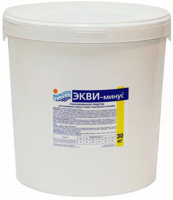 Средство для снижения pH воды гранулы Экви-Минус 30 кг