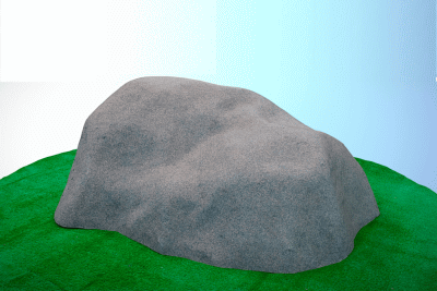 Декоративная крышка люка Искусственный камень на ТОПАС 130х90/50 ( Цвет: Серый) подходит для защиты ТОПАС