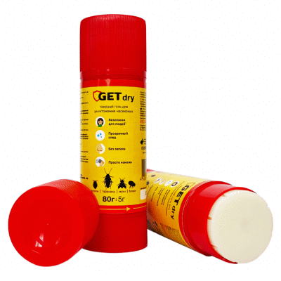 Твердый Get Драй - высокоэффективный препарат для борьбы с клопами, тараканами, муравьями, блохами для использования в бытовых условиях