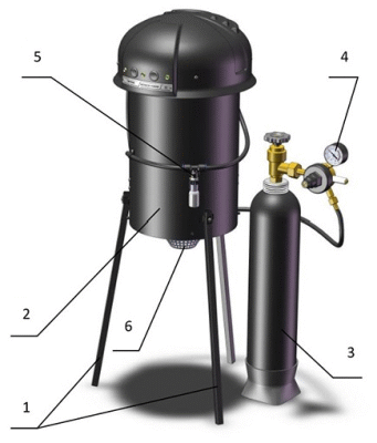Уничтожитель комаров "GRAD BLACK G1"