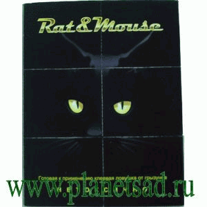 Нетоксичное средство для поимки грызунов - клеевая ловушка Rat&Mouse Клеевая ловушка Rat&Mouse - простой способ поймать надоедливого грызуна