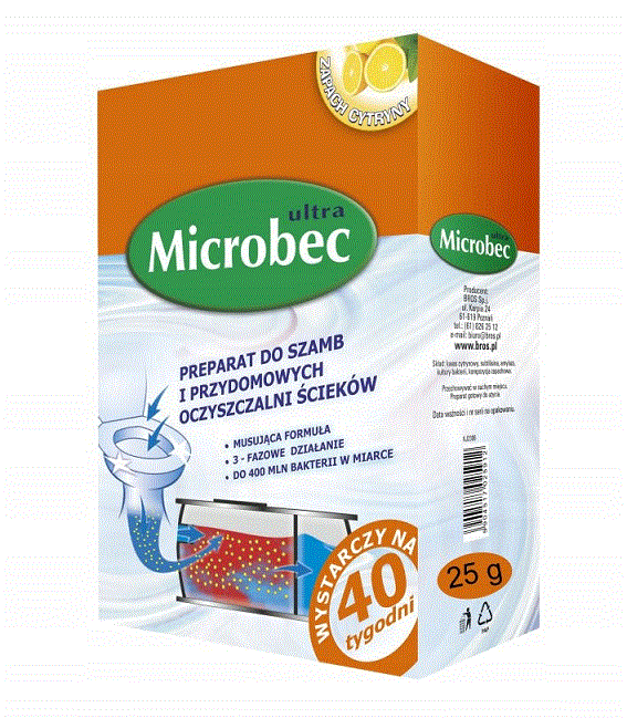 <b>Средство для выгребных ям и септиков Microbec Ultra</b> - новинка на российском рынке. Вес - 1 кг (40 доз по 25 г)