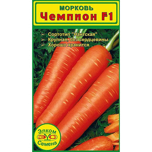 Морковь Чемпион F1 - крупная морковь