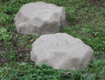 Камень искусственный D100/40 для кессонов и газгольдеров украсит сад! Защитит газгольдер!