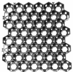 <b>Газонная решетка черная из пластика</b> - супер-надежная защита газона от вытаптывания