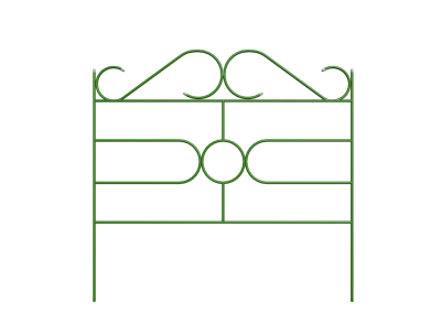 <b>Забор металлический Люкс</b> позволит придать необходимую завершенность Вашему дизайнерскому решению
