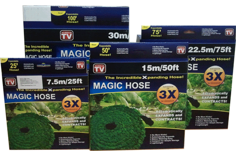 Чудо-шланг Magic Hose-7,5 для полива с распылителем-пистолетом на 7 режимов