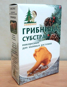Субстрат для хвойных растений - грибница лисички настоящей является природным естественным био-удобрением