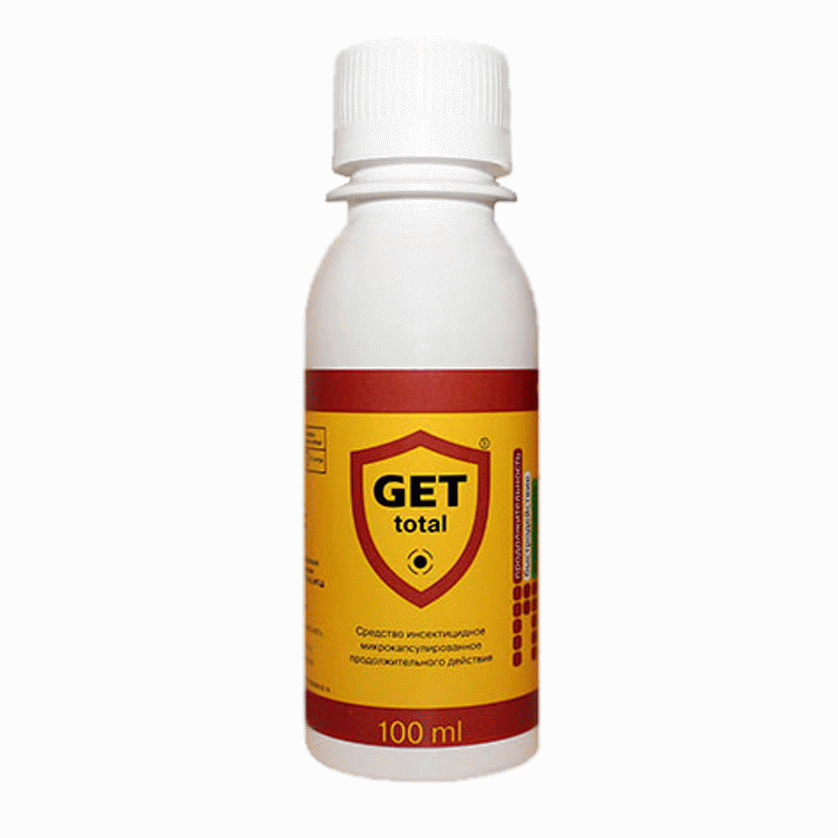Get total - высокоэффективный препарат для борьбы с клопами, тараканами, муравьями, блохами для использования в бытовых условиях